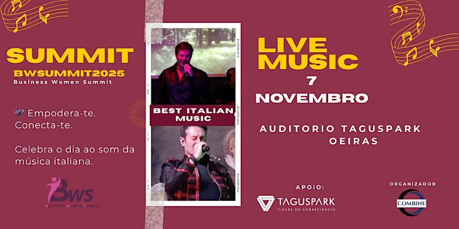 MUSICAL SHOW & BUSINESS WOMEN SUMMIT  – TAGUSPARK OEIRAS