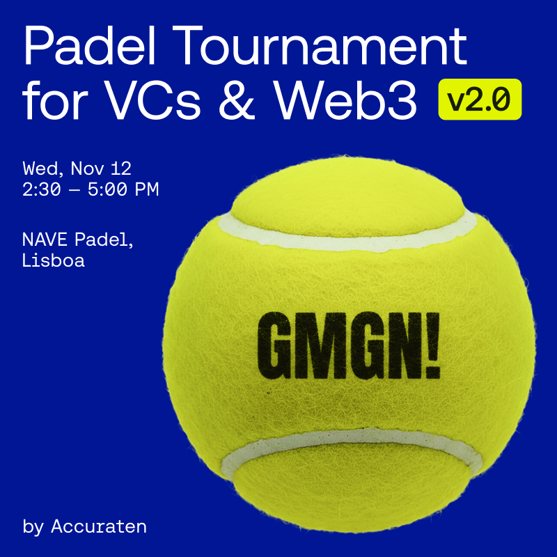  Padel Tournament for VCs and Web3 by Accuraten