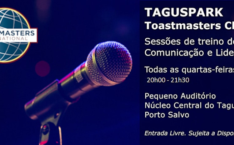  Taguspark Toastmasters Club – Sessões de treino de Comunicação e Liderança